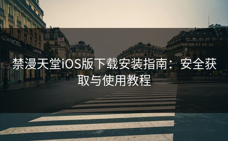 禁漫天堂iOS版下载安装指南:安全获取与使用教程 禁漫天堂iOS版下载安装指南:安全获取与使用教程