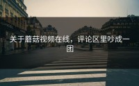 关于蘑菇视频在线，评论区里吵成一团