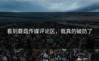 看到蘑菇传媒评论区，我真的破防了